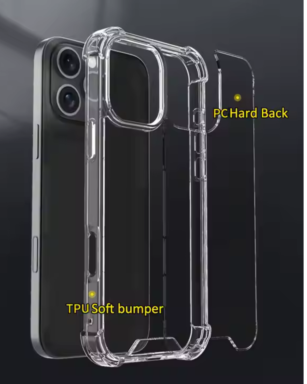 Clear case Antishock iPhone