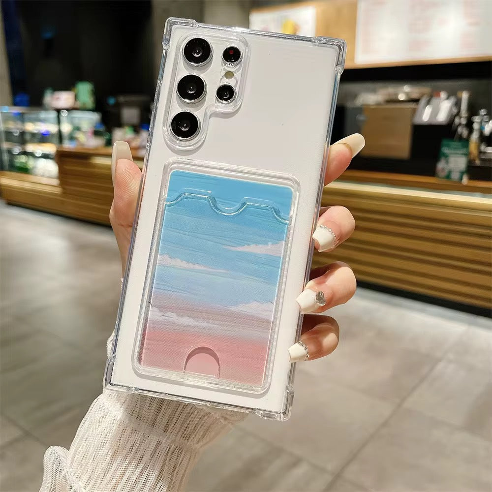 Card Case Transparente para Samsung