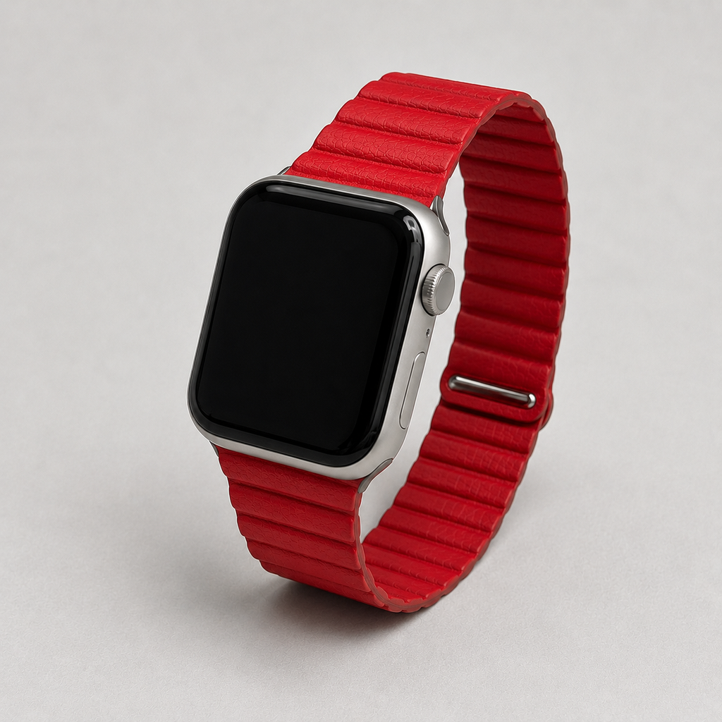 Pulsera de cuero con textura para AppleWatch