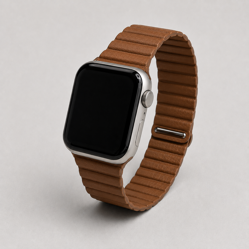 Pulsera de cuero con textura para AppleWatch