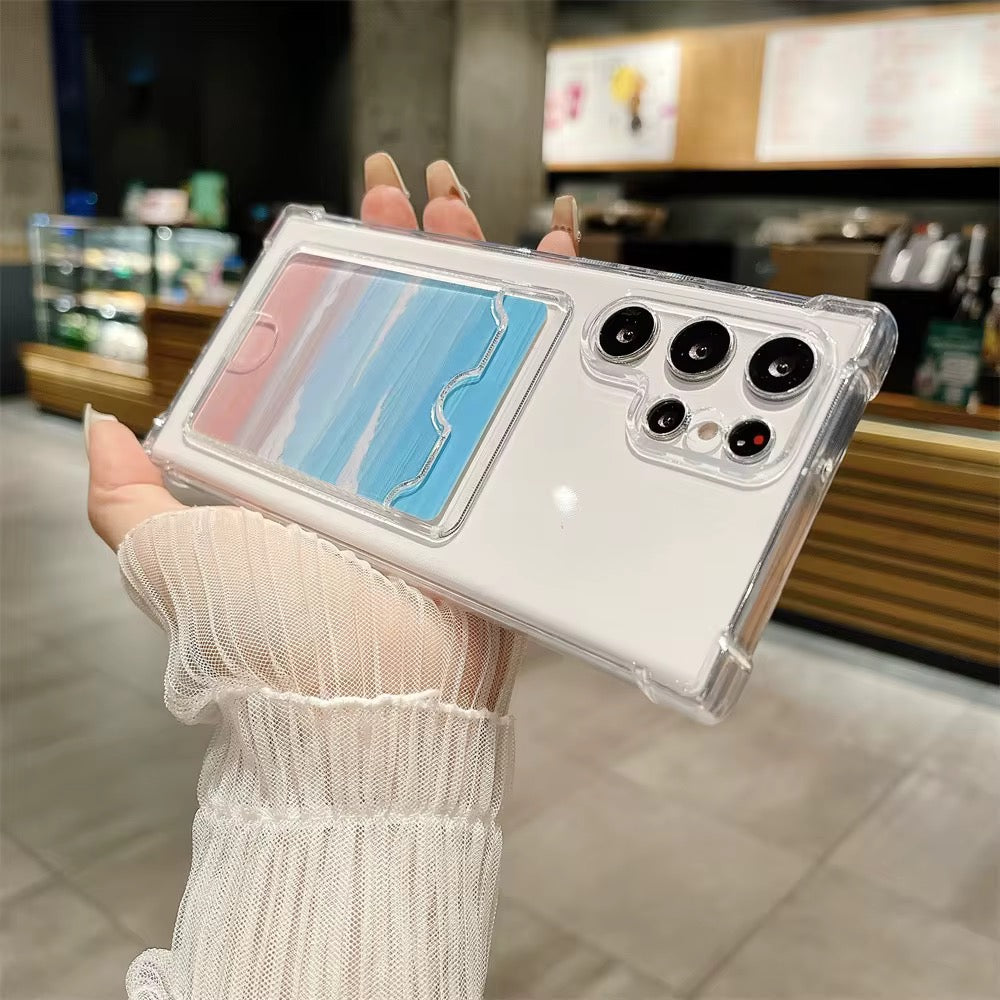 Card Case Transparente para Samsung