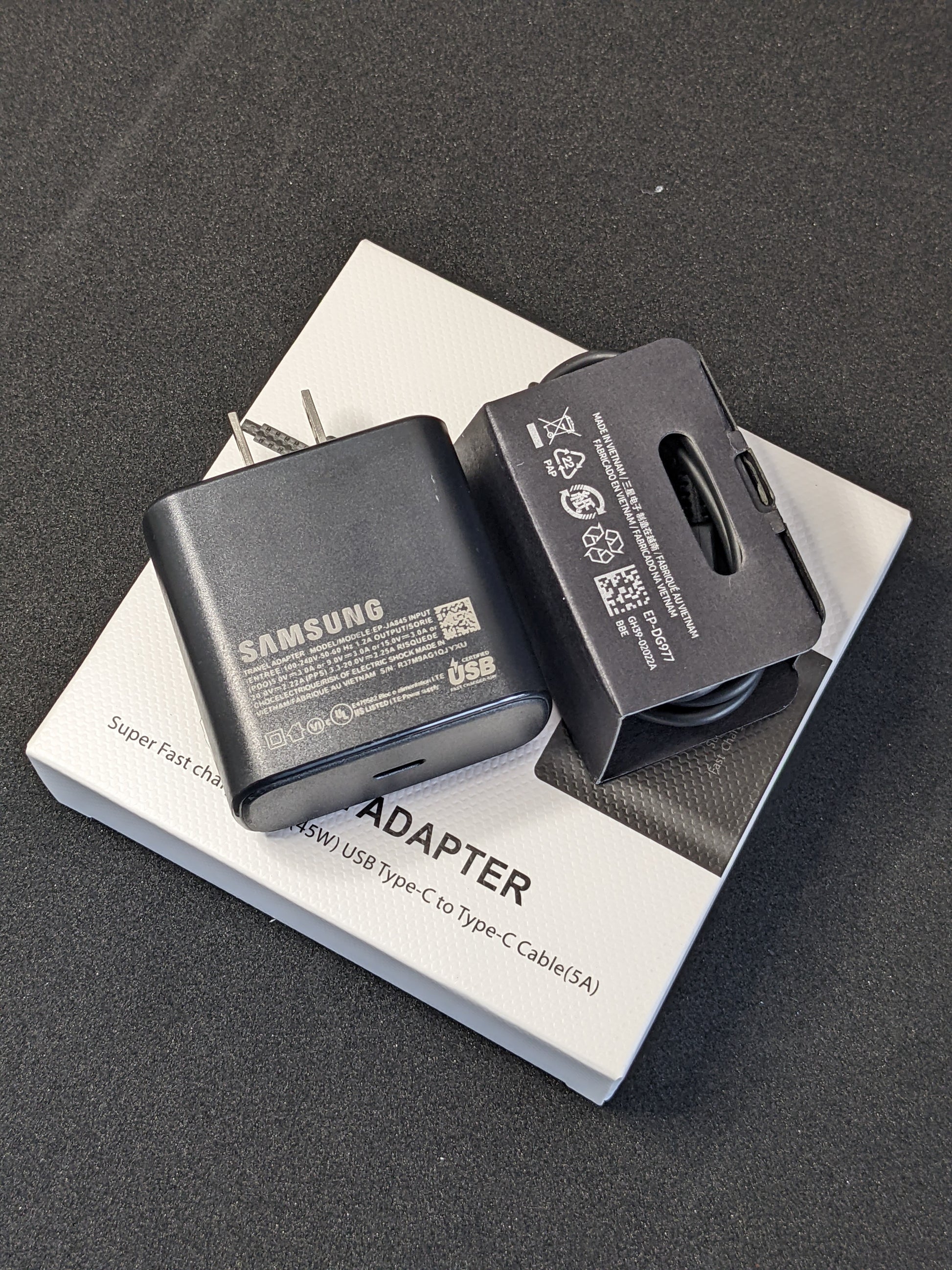 Cargador Samsung 45W