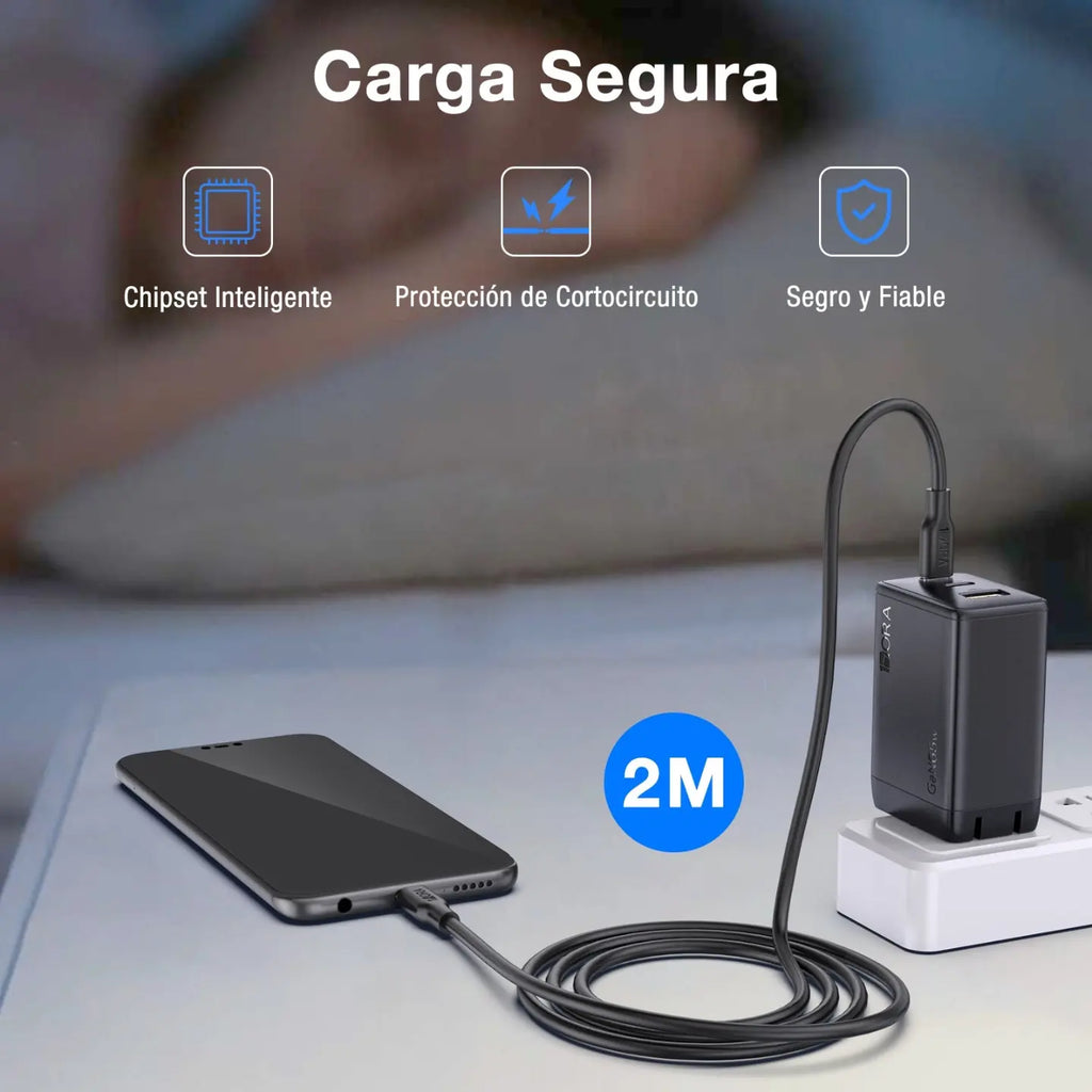 Cargador 1HORA carga super rápida 65W